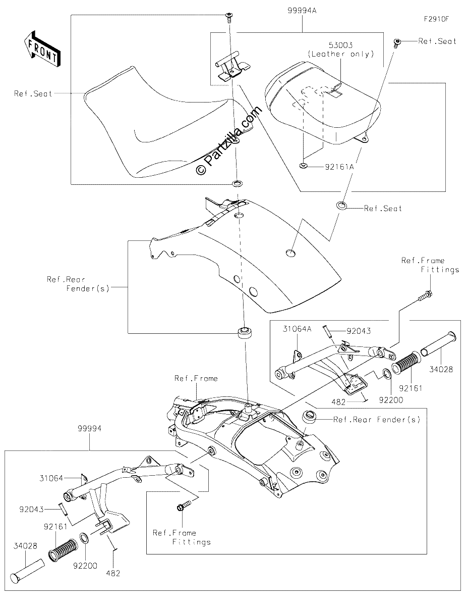 Diagrama de ACCESSORY PASSENGER SEAT