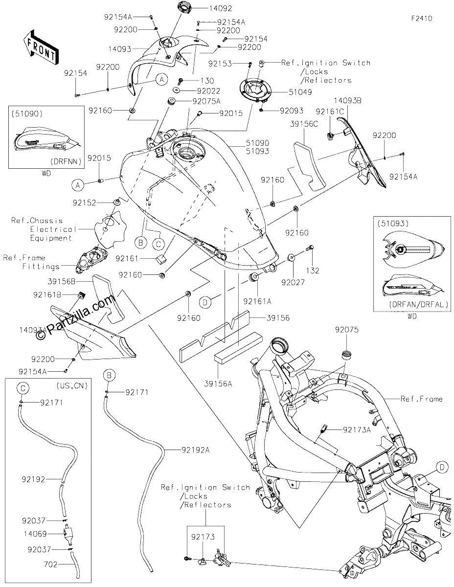 Diagrama de FUEL TANK