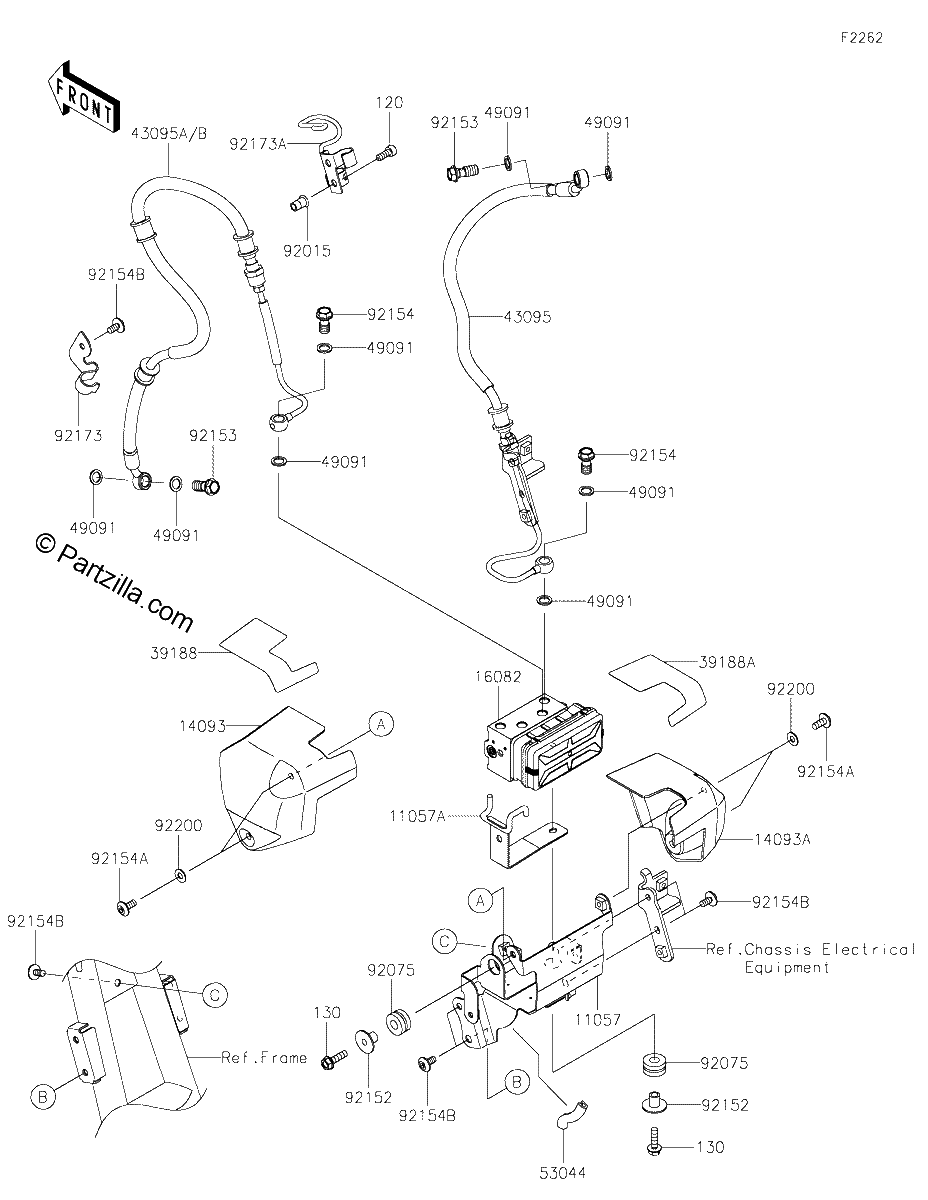 Diagrama de BRAKE PIPING