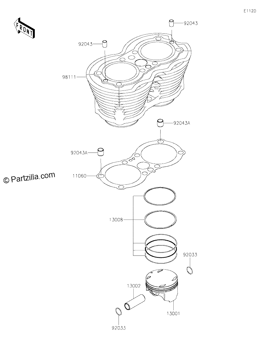 Diagrama de CYLINDER PISTON S