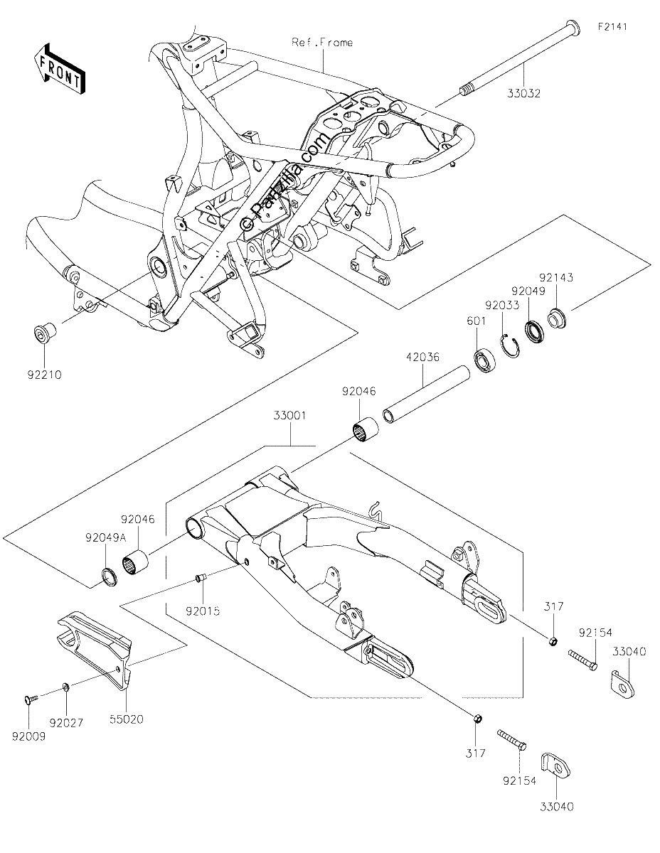 Diagrama de SWINGARM