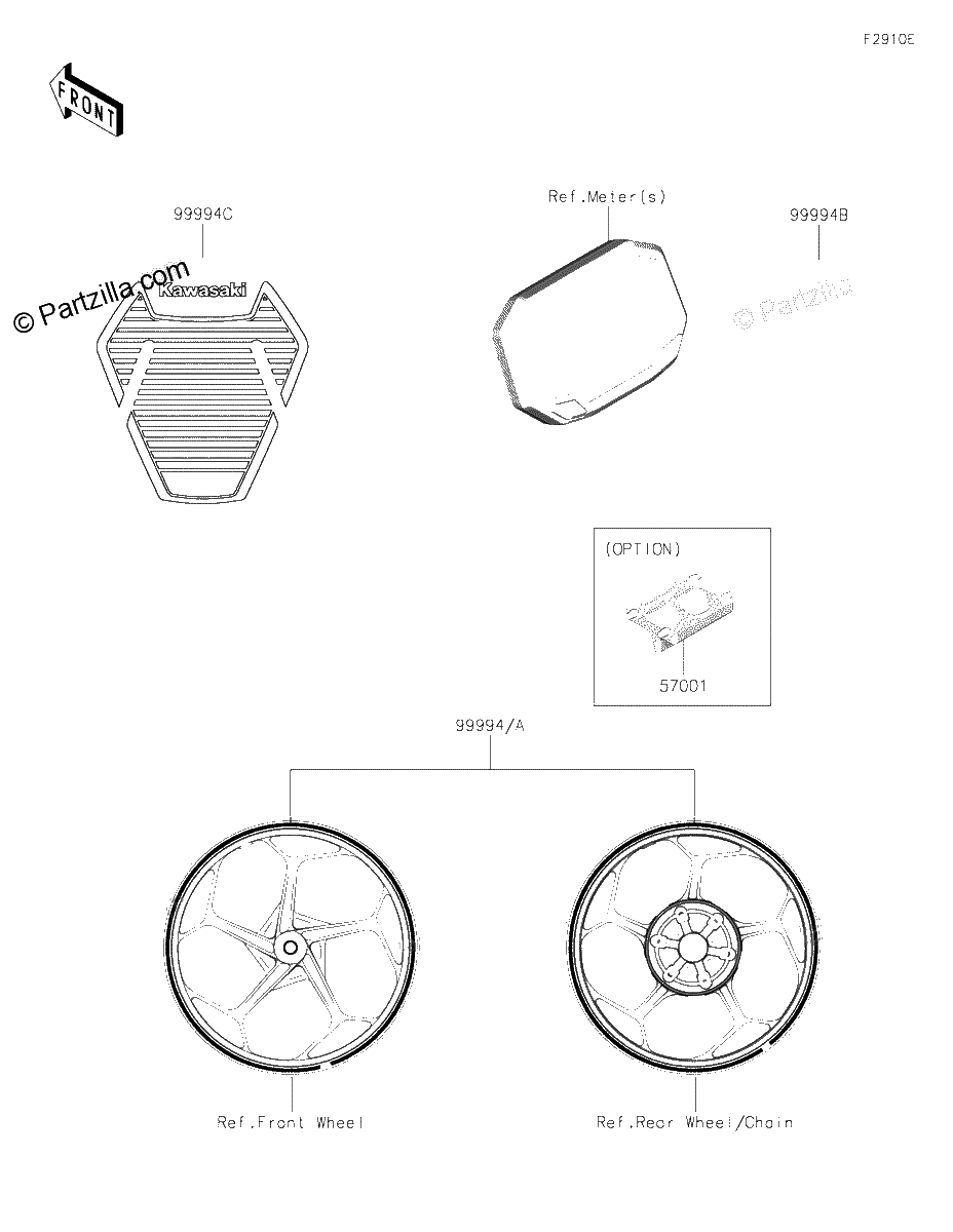 Diagrama de ACCESSORY DECALS