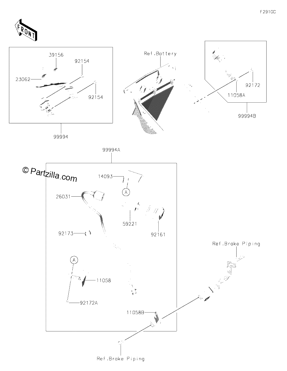 Diagrama de ACCESSORY HELMET LOCK AND USB
