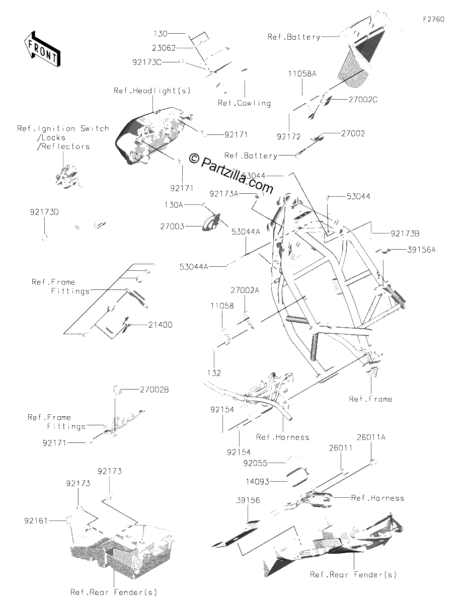 Diagrama de CHASSIS ELECTRICAL EQUIPMENT 1
