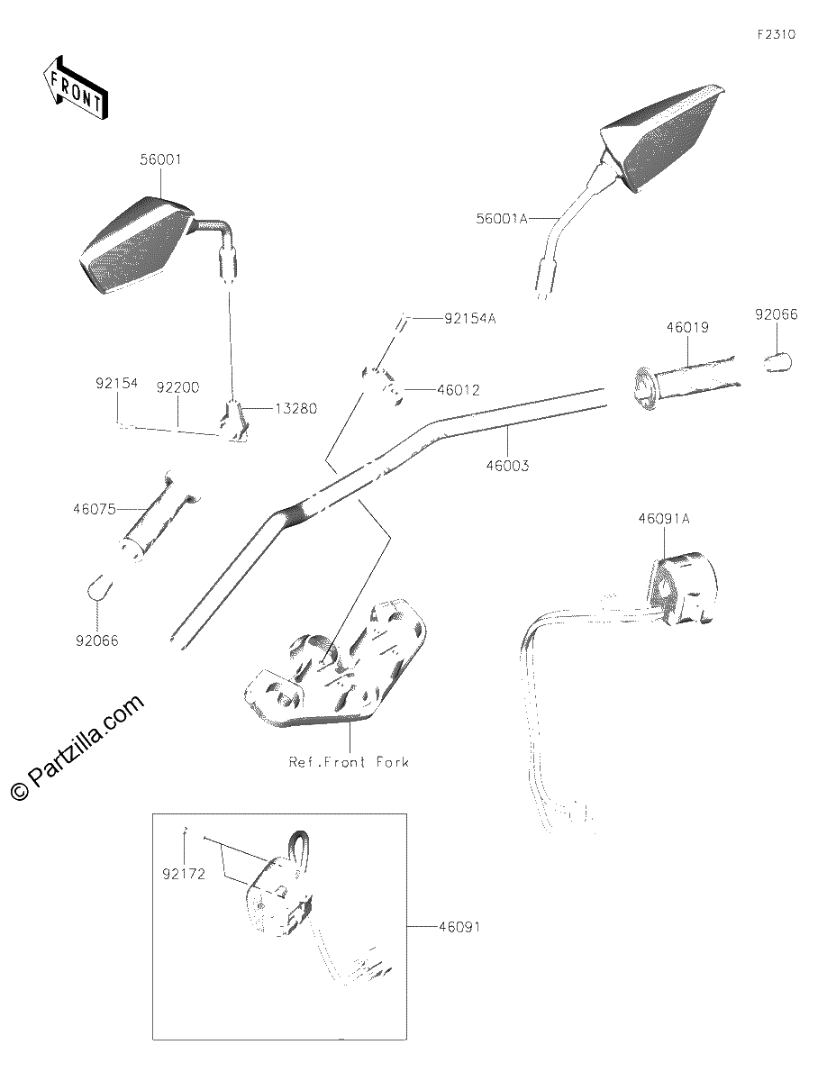 Diagrama de HANDLEBAR