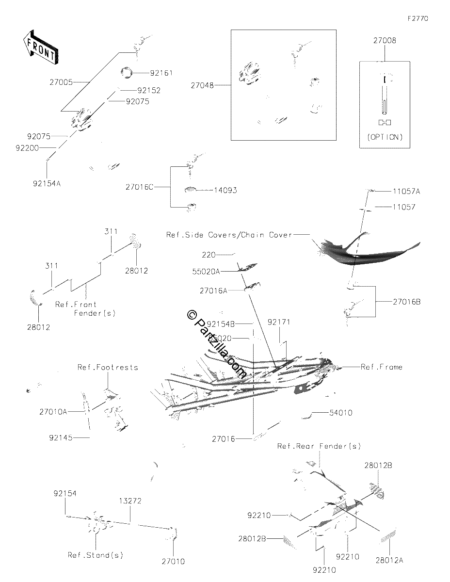 Diagrama de IGNITION SWITCH LOCKS REFLECTORS