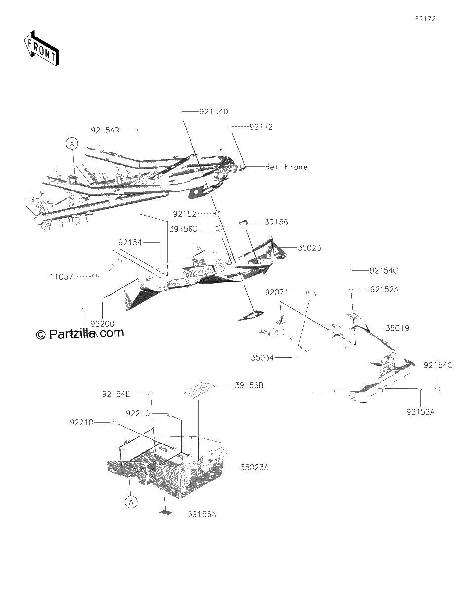 Diagrama de REAR FENDER S