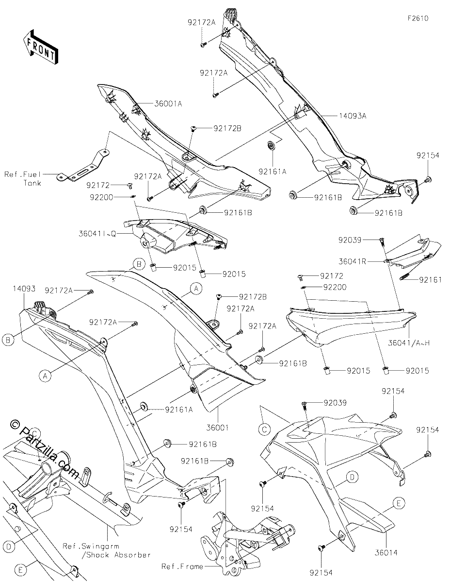 Diagrama de SIDE COVERS CHAIN COVER