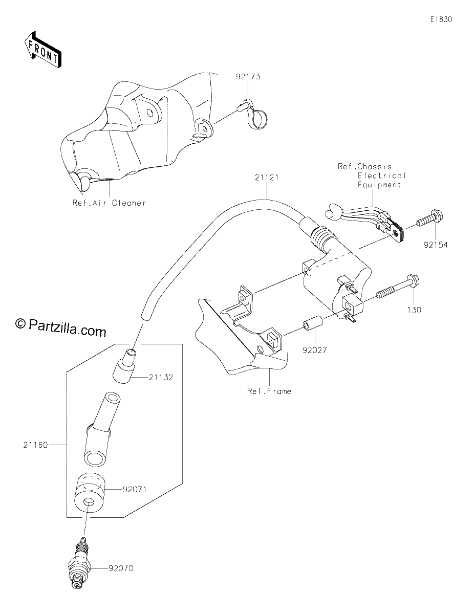 Diagrama de IGNITION SYSTEM