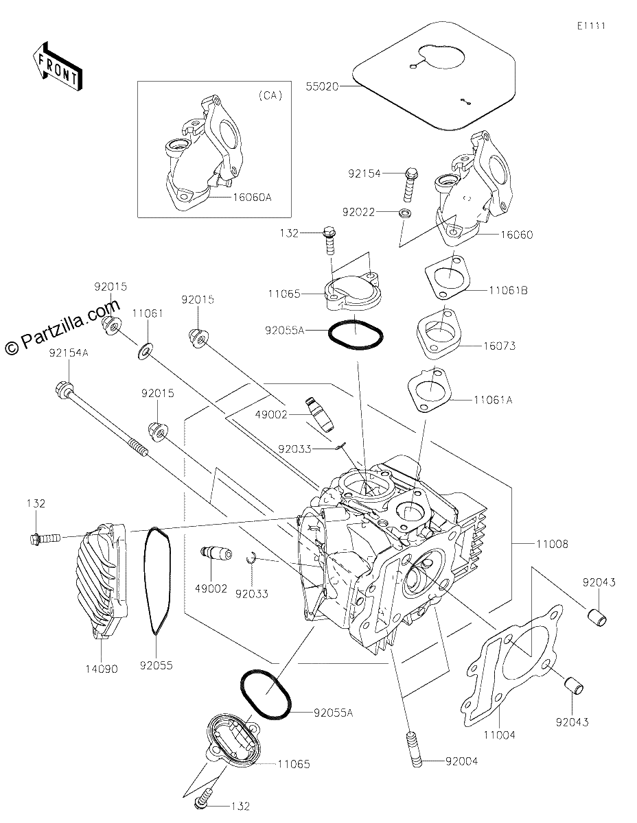 Diagrama de CYLINDER HEAD