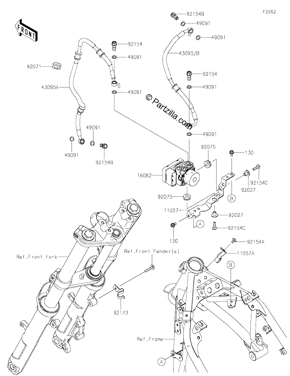 Diagrama de BRAKE PIPING