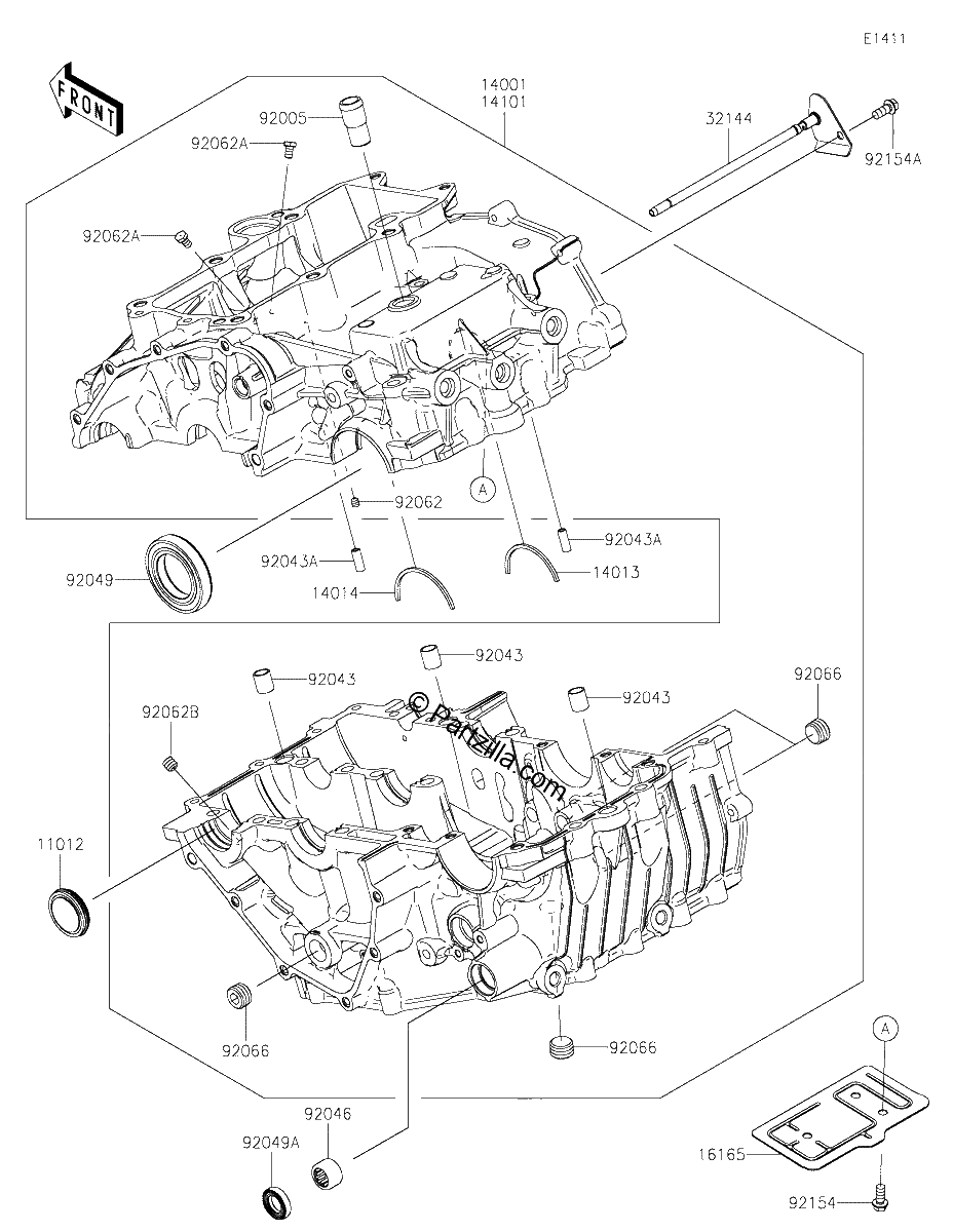 Diagrama de CRANKCASE