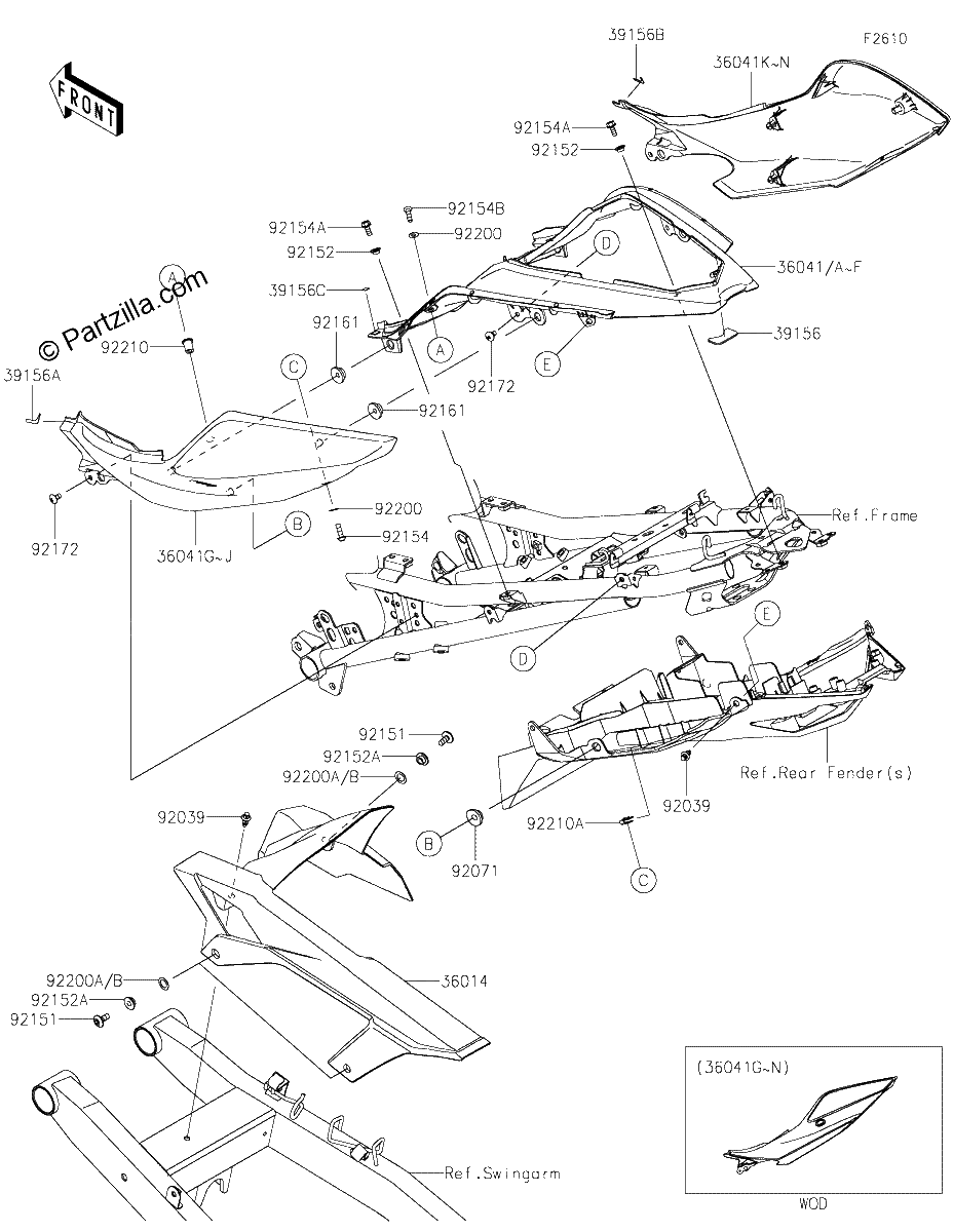 Diagrama de SIDE COVERS CHAIN COVER