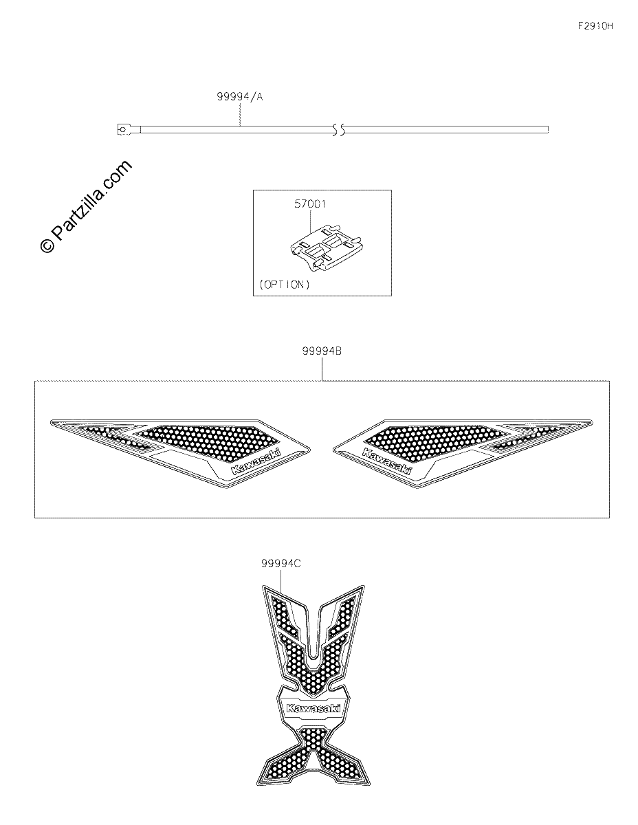 Diagrama de ACCESSORY DECALS