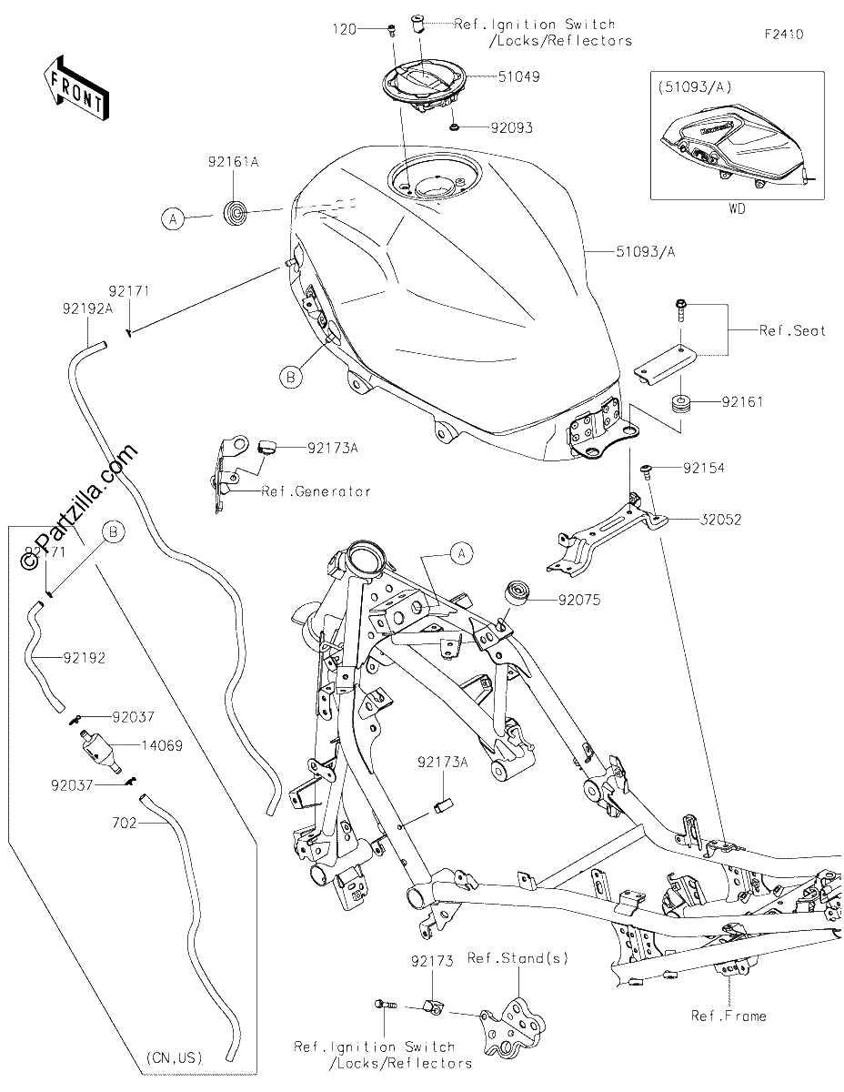 Diagrama de FUEL TANK