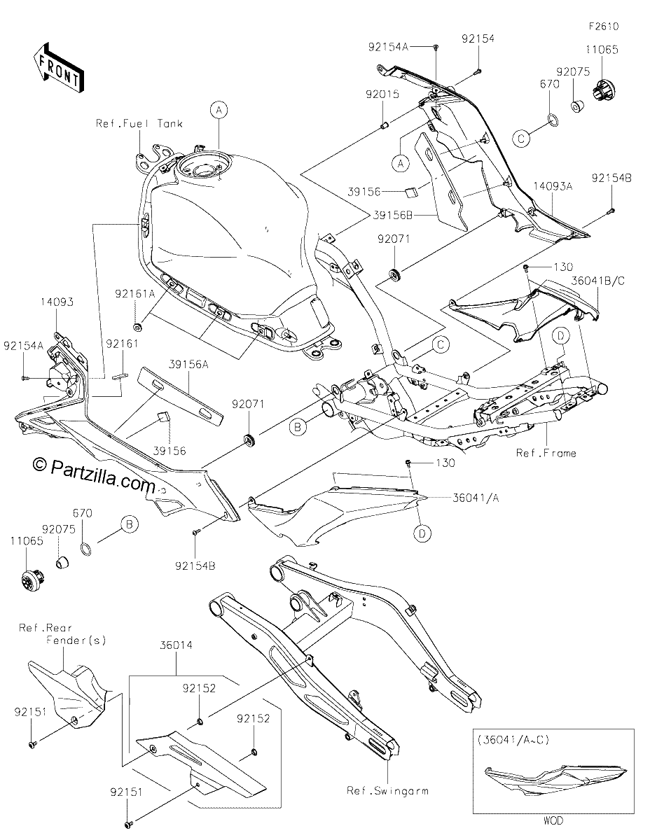 Diagrama de SIDE COVERS CHAIN COVER