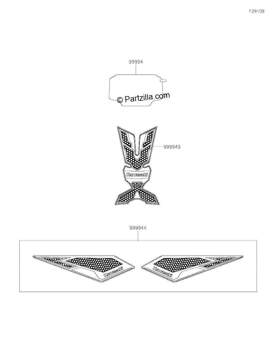 Diagrama de ACCESSORY DECALS