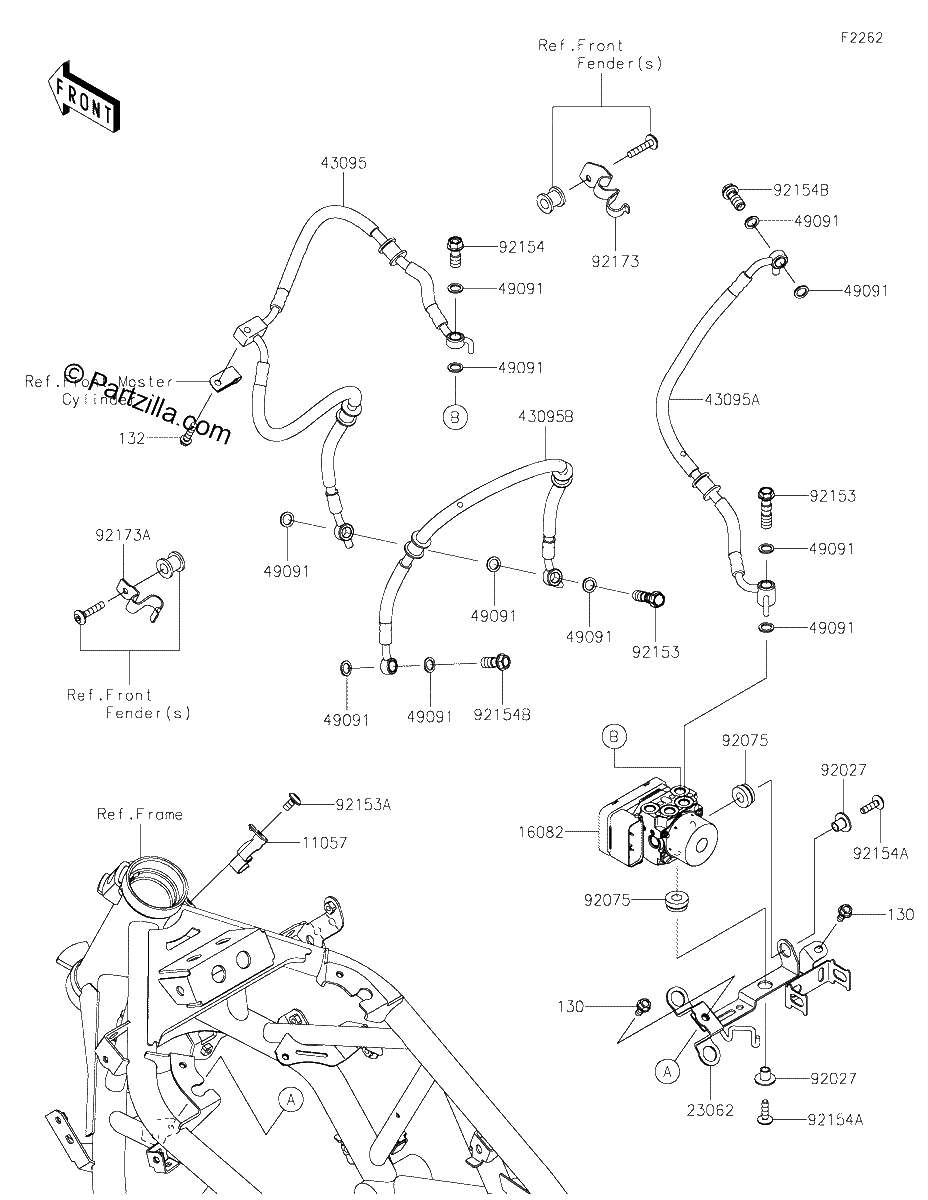 Diagrama de BRAKE PIPING