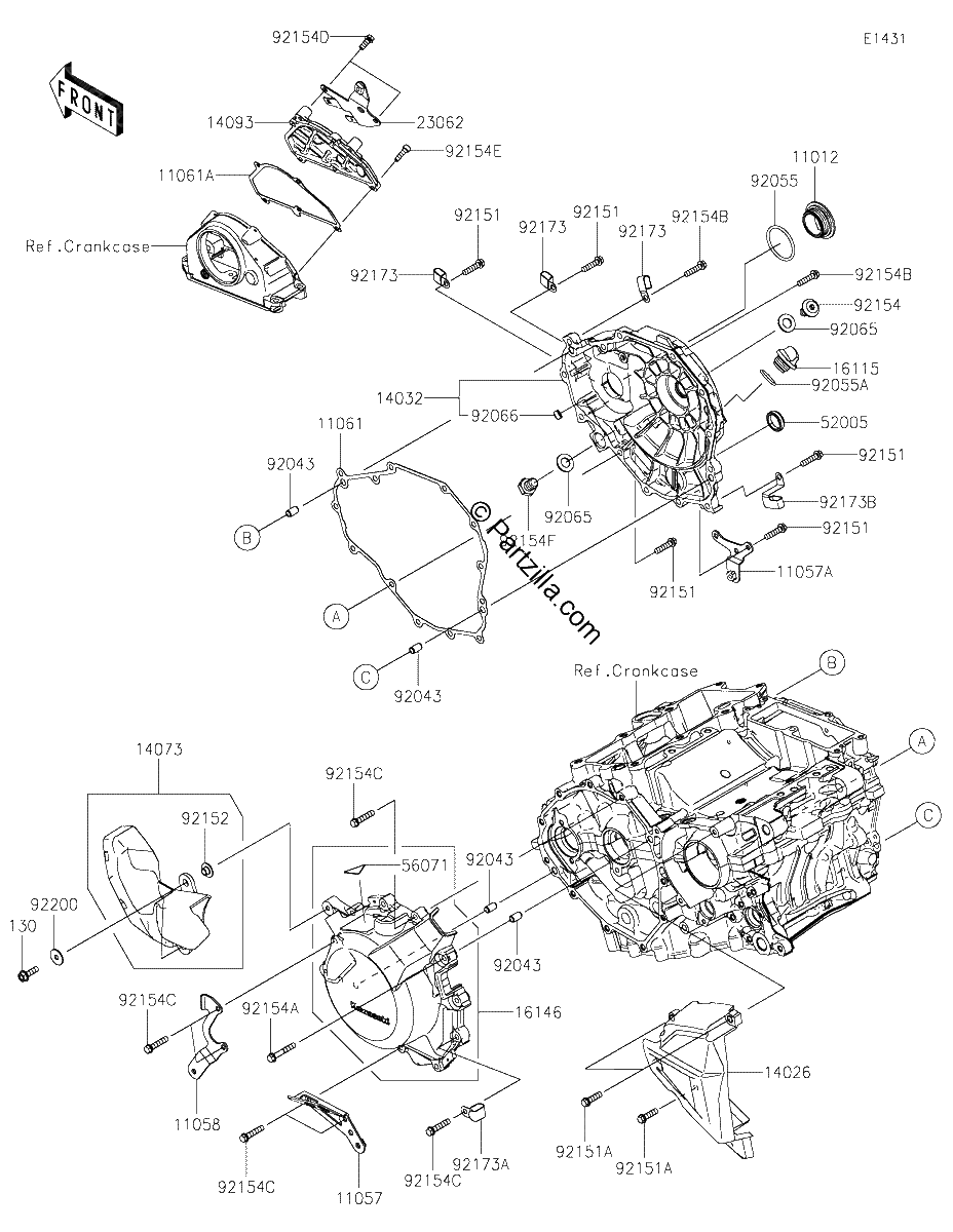 Diagrama de ENGINE COVER S