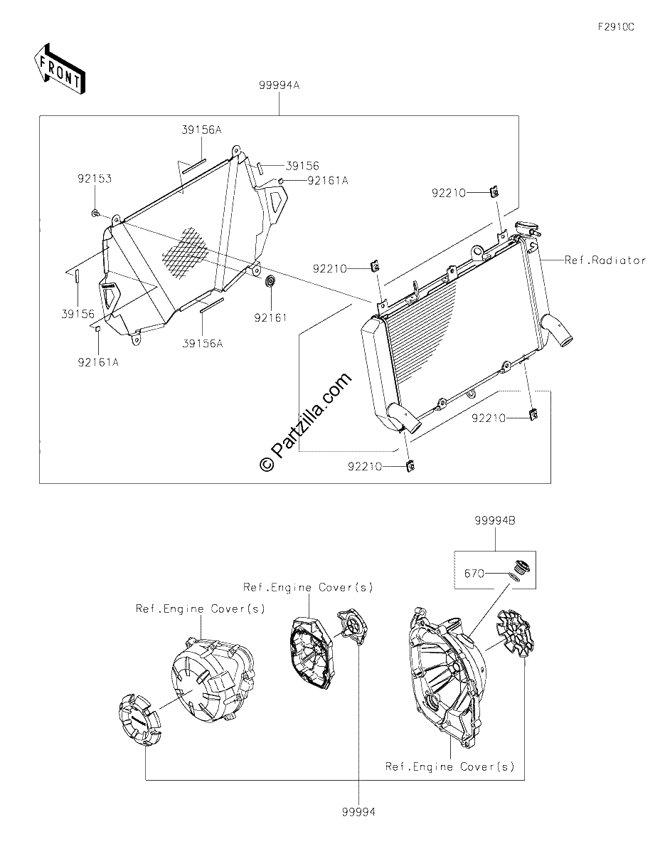 Diagrama de ACCESSORY ENG COVER RING AND CAP