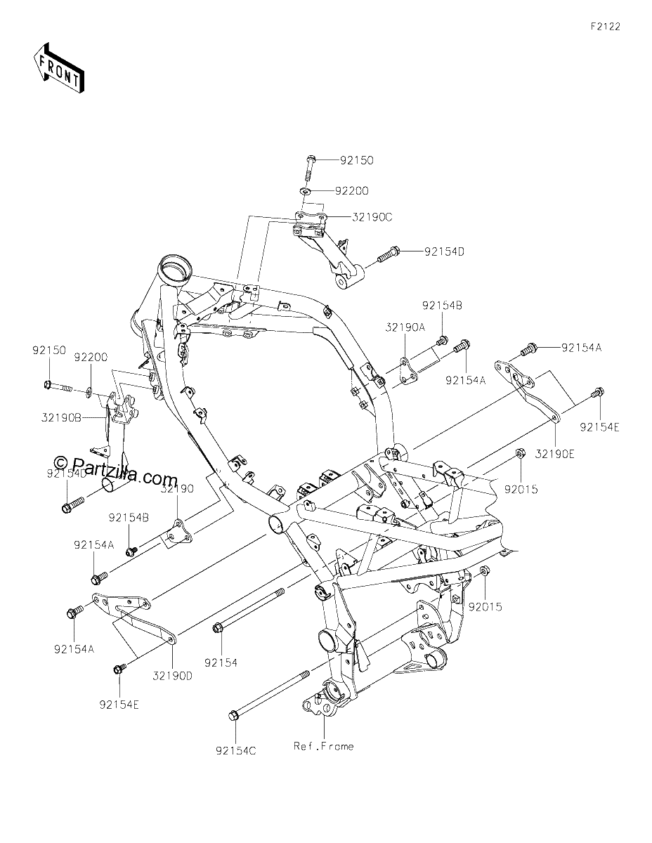 Diagrama de ENGINE MOUNT