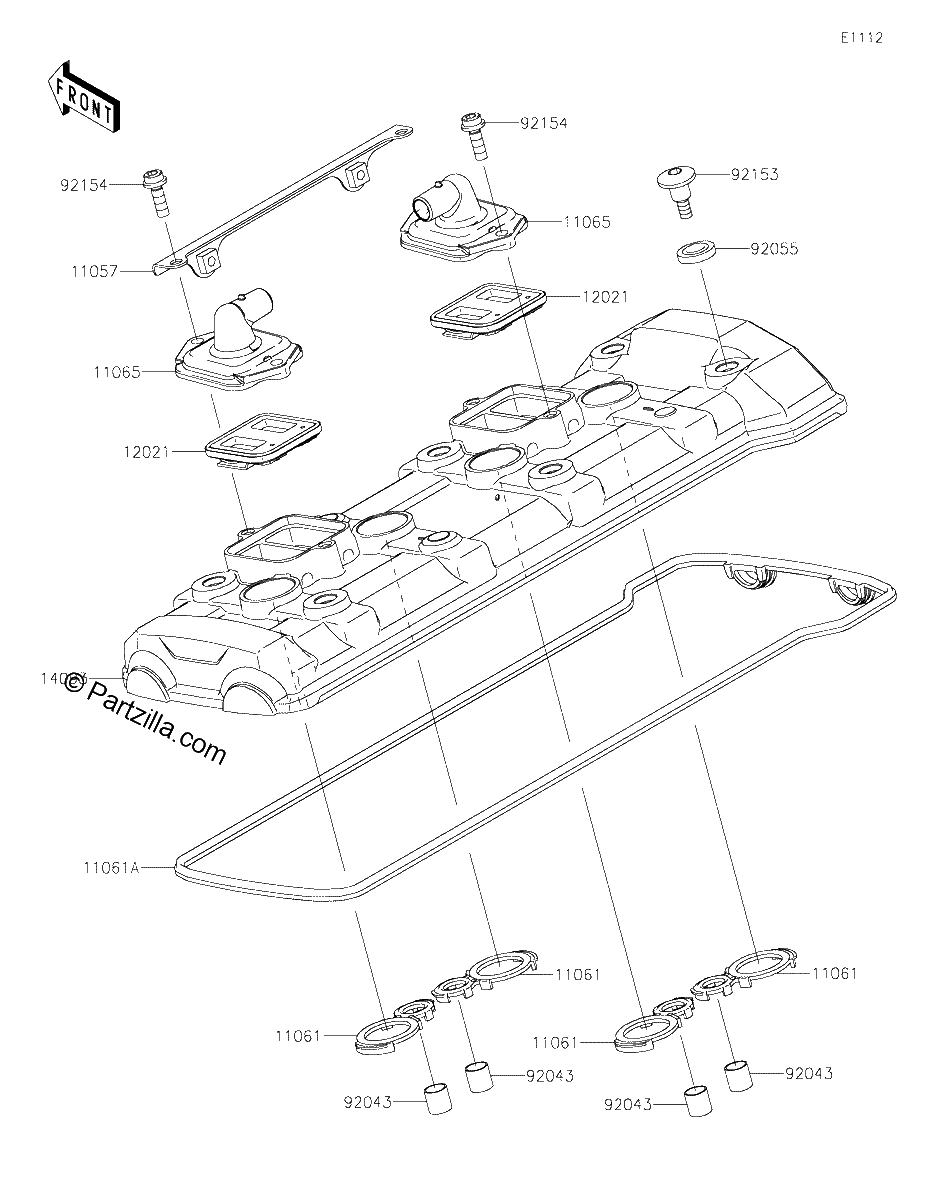 Diagrama de CYLINDER HEAD COVER