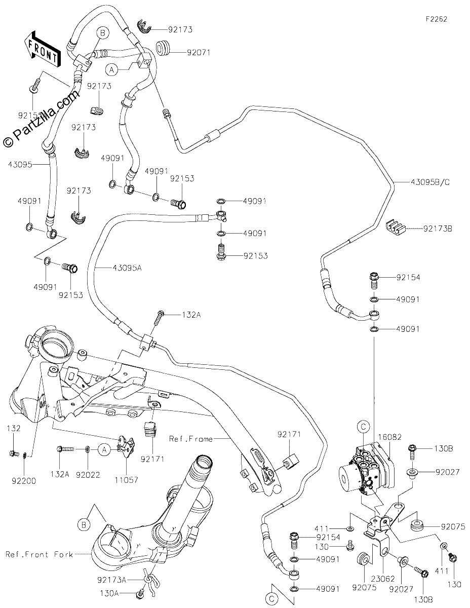 Diagrama de BRAKE PIPING