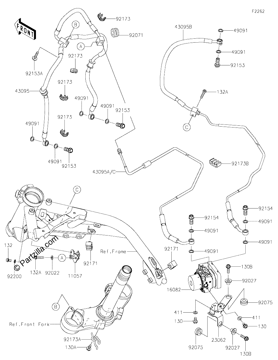 Diagrama de BRAKE PIPING