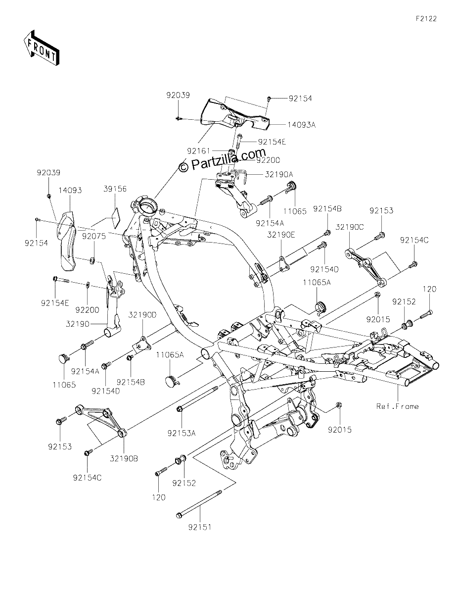 Diagrama de ENGINE MOUNT