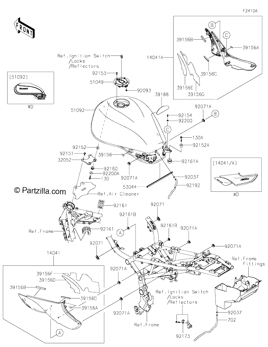 Diagrama de FUEL TANK CA