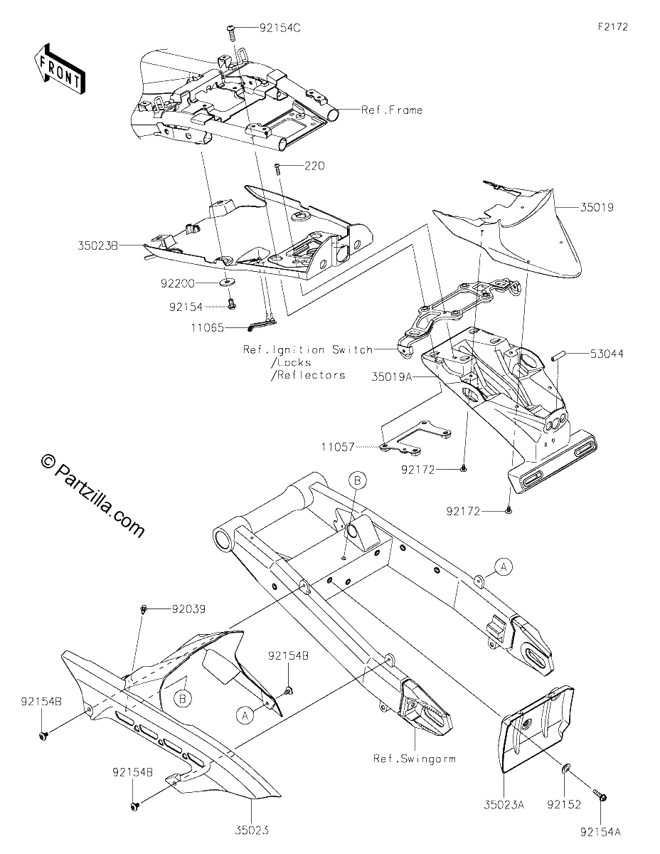 Diagrama de REAR FENDER S