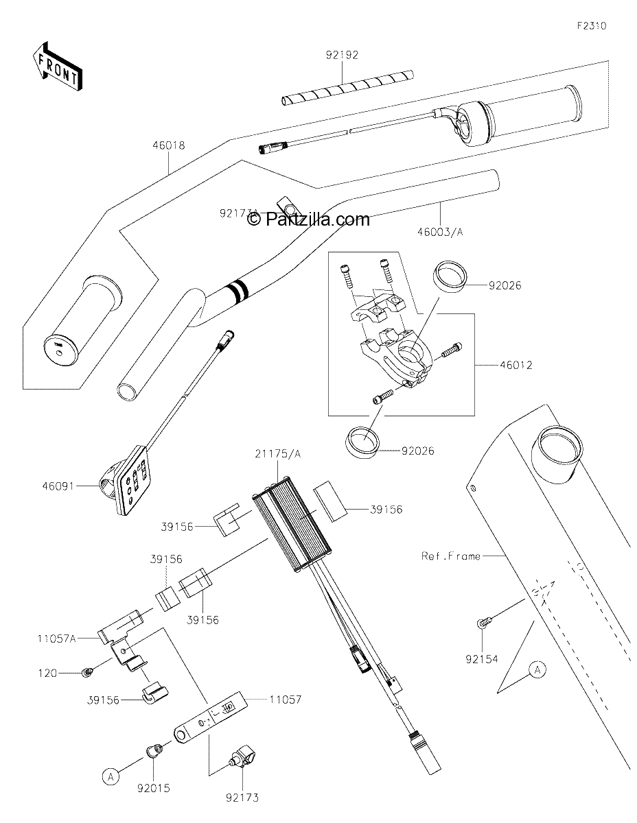 Diagrama de HANDLEBAR