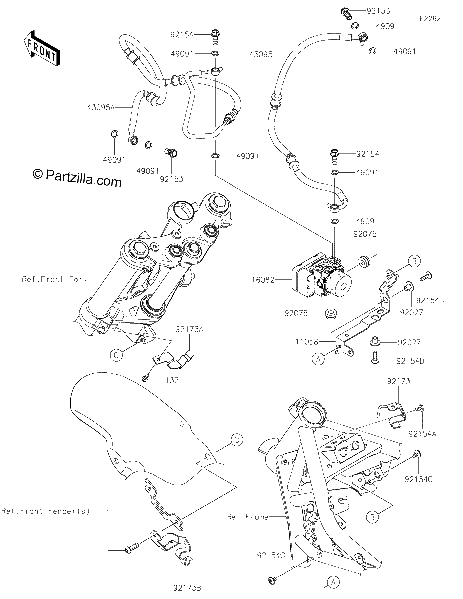 Diagrama de BRAKE PIPING