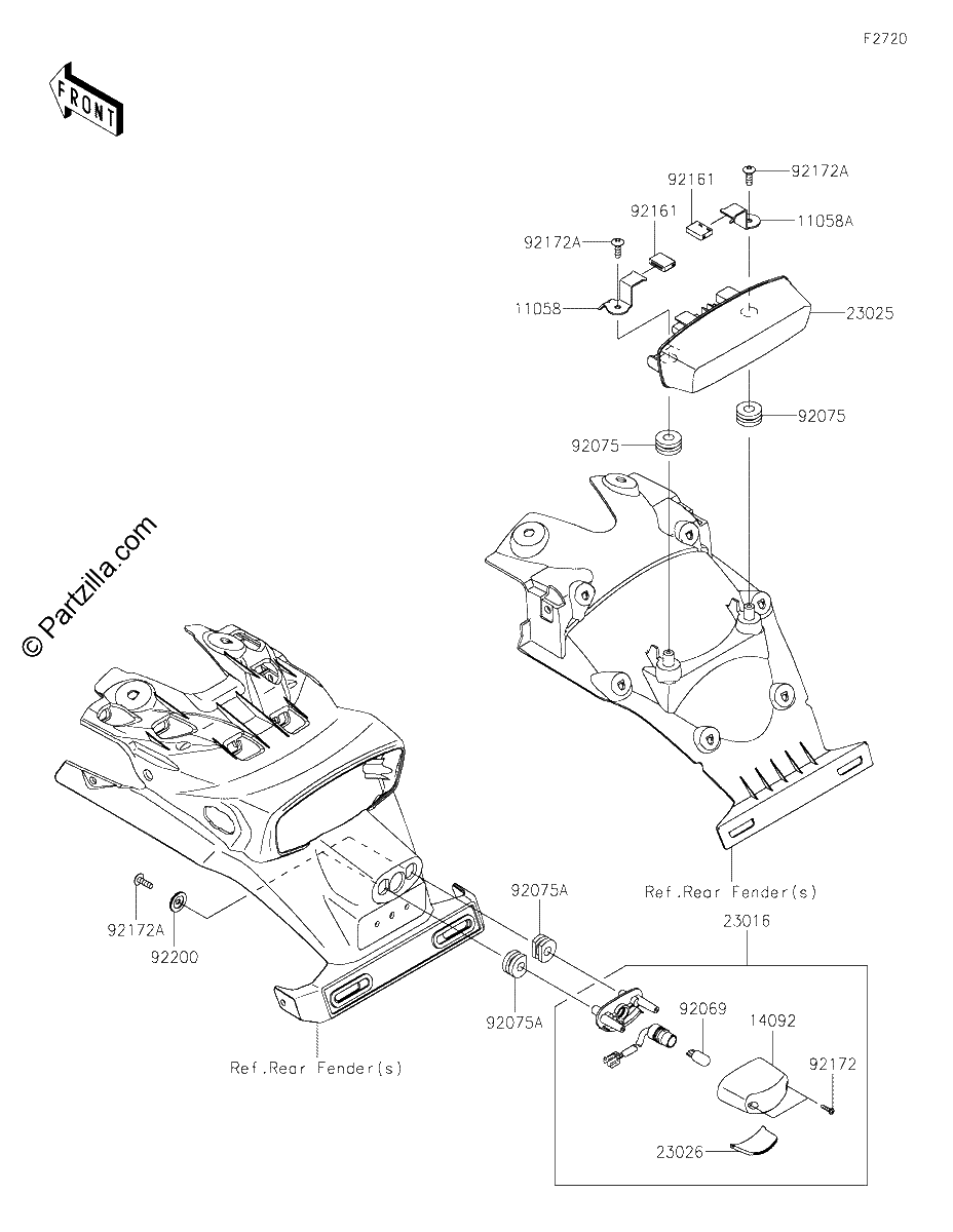 Diagrama de TAILLIGHT S