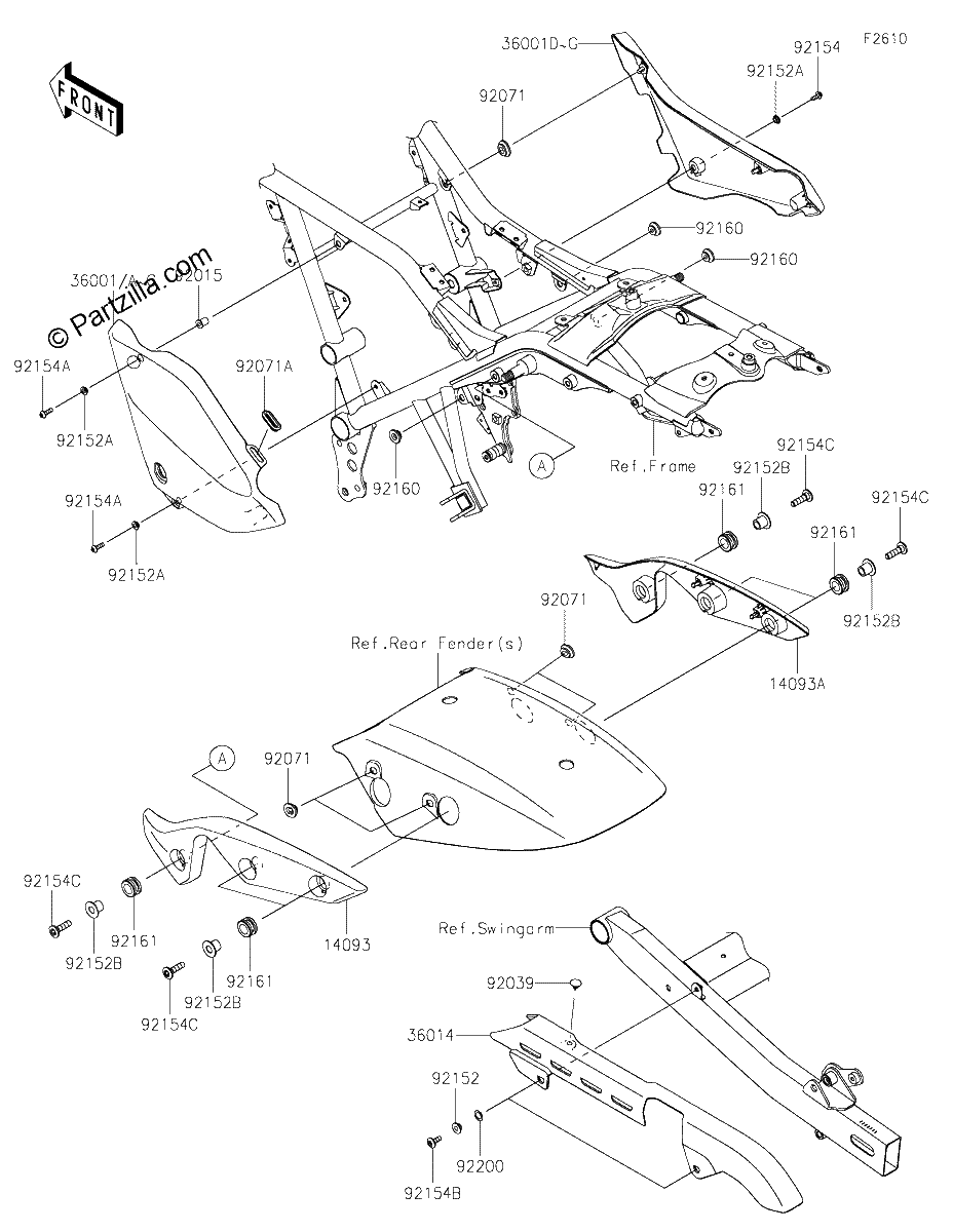 Diagrama de SIDE COVERS CHAIN COVER