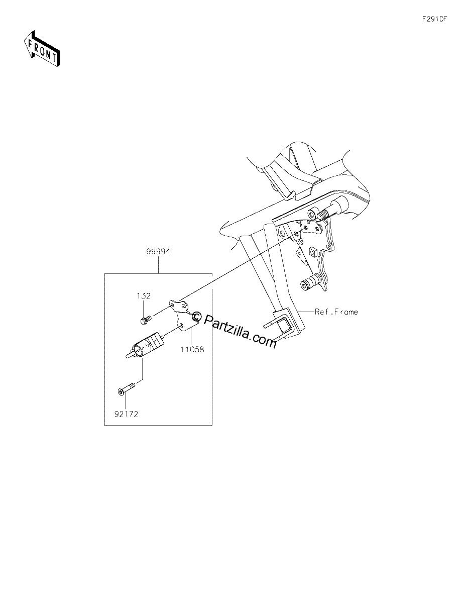 Diagrama de ACCESSORY HELMET LOCK