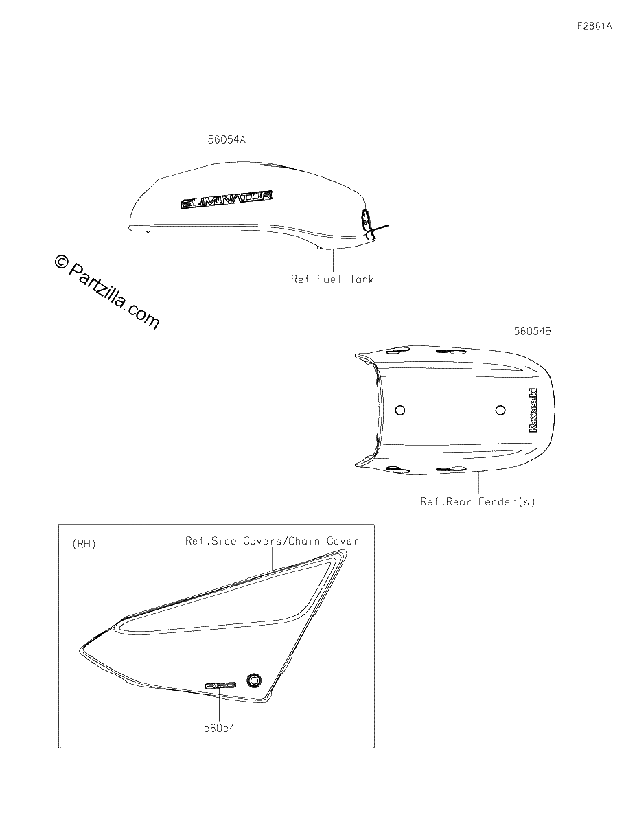 Diagrama de DECALS EBONY GRAY BSFNN BSFNL CN