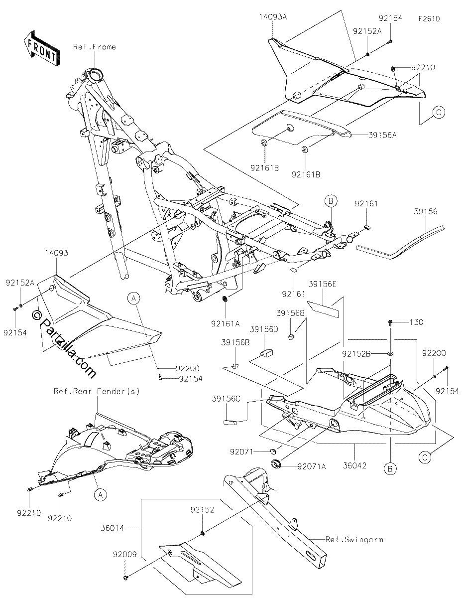 Diagrama de SIDE COVERS CHAIN COVER