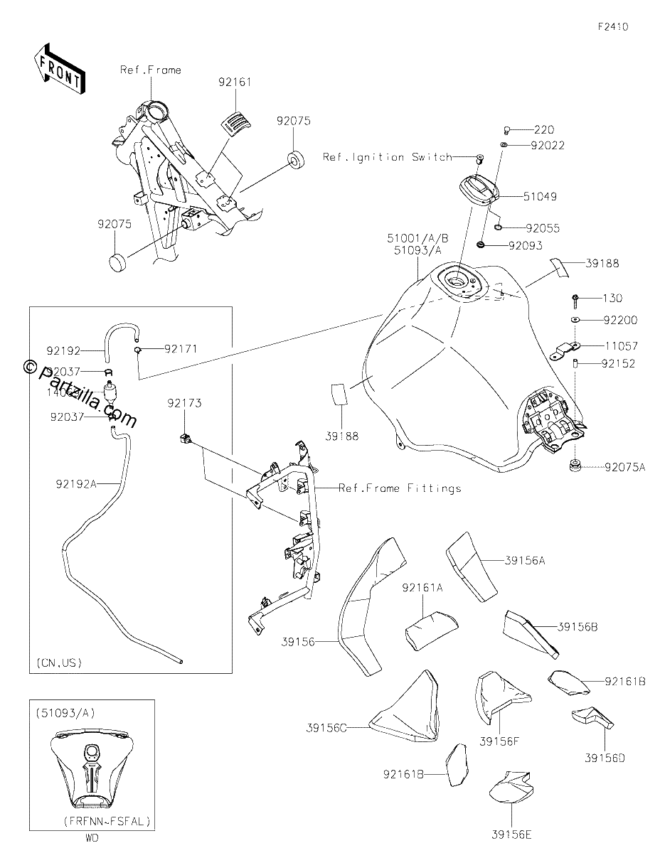 Diagrama de FUEL TANK