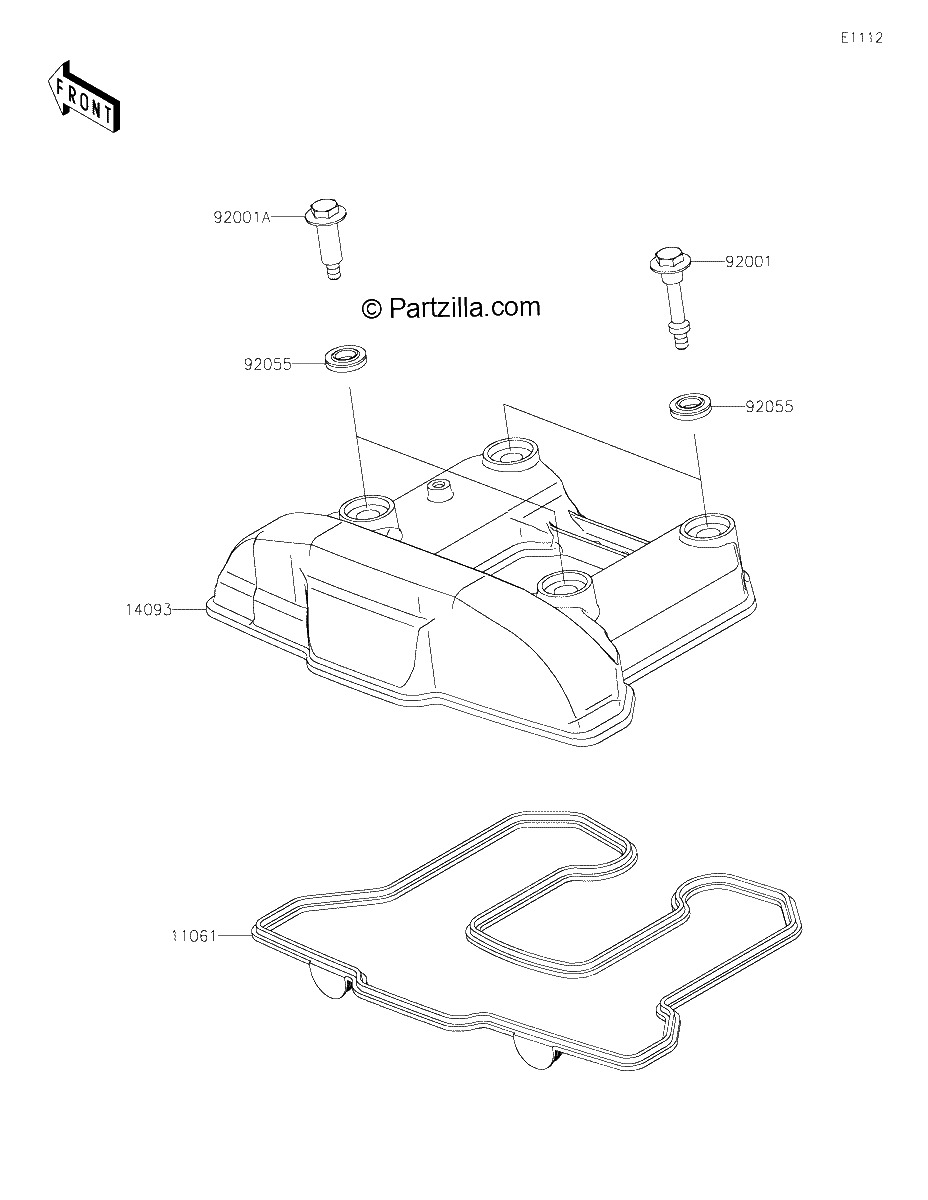 Diagrama de CYLINDER HEAD COVER