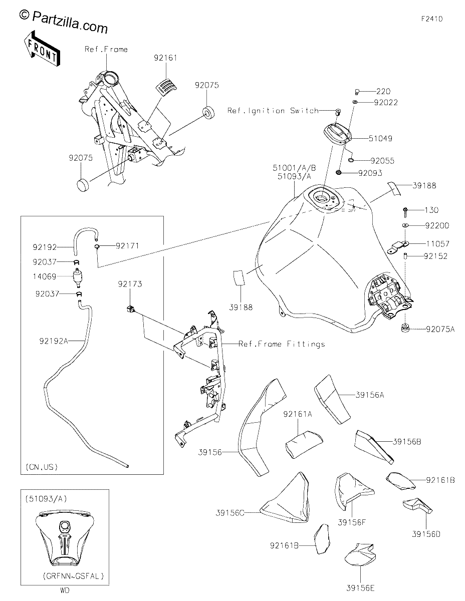 Diagrama de FUEL TANK