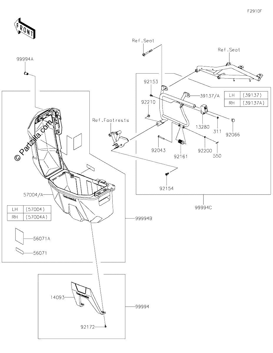 Diagrama de ACCESSORY PANNIER CASE