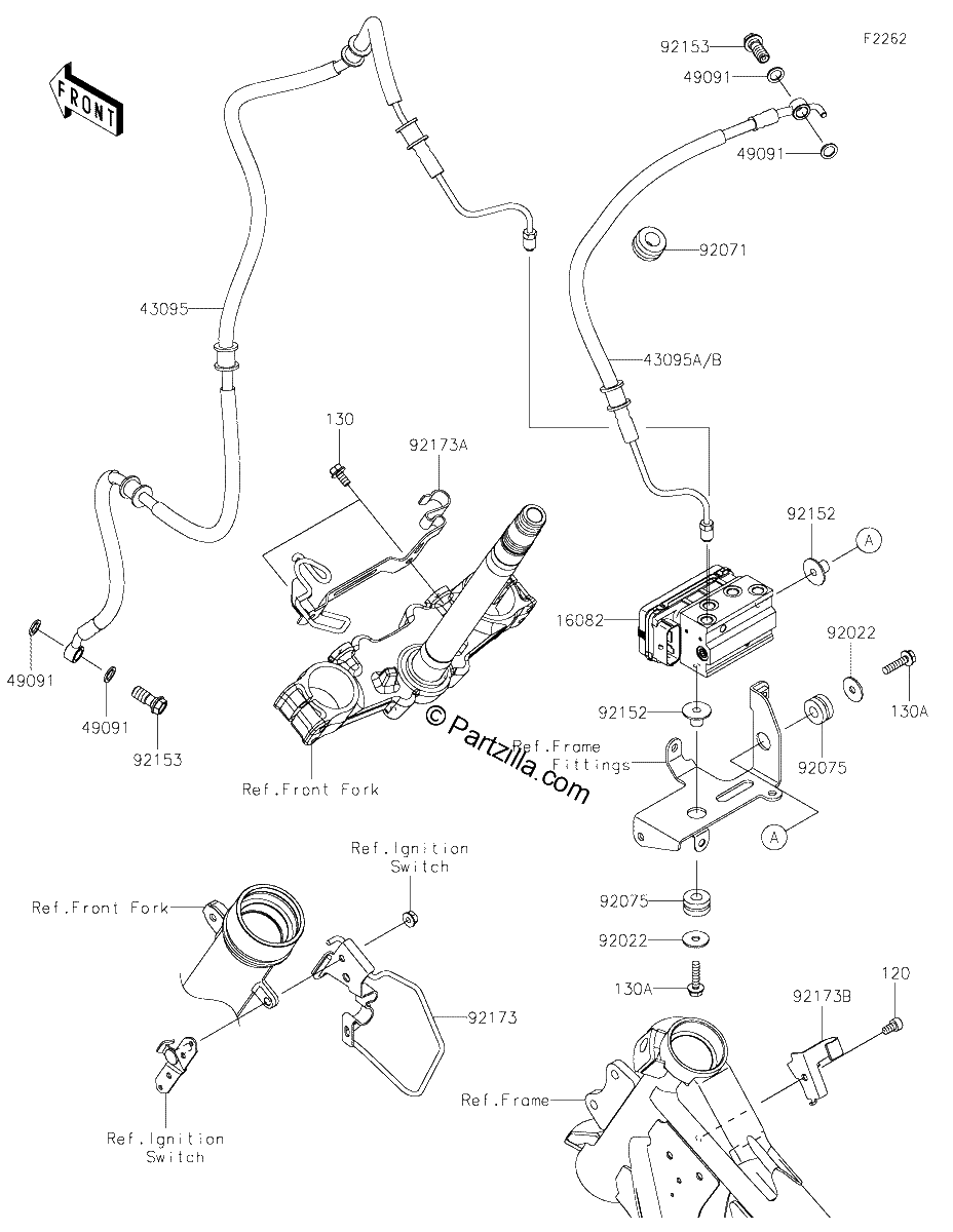 Diagrama de BRAKE PIPING