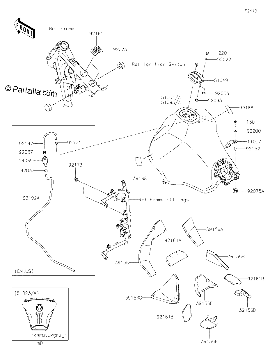Diagrama de FUEL TANK