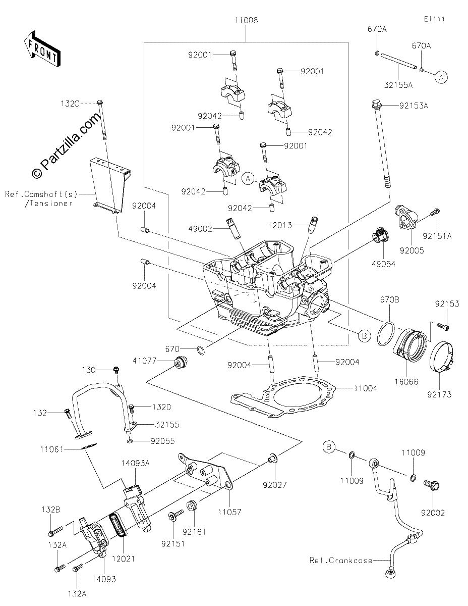 Diagrama de CYLINDER HEAD