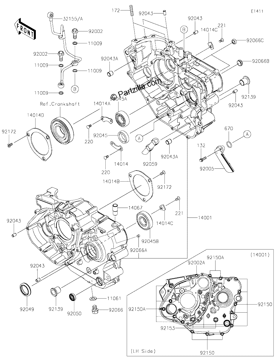 Diagrama de CRANKCASE
