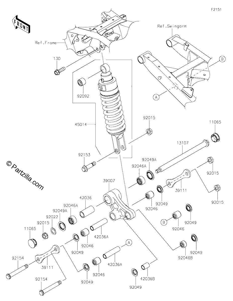 Diagrama de SUSPENSION SHOCK ABSORBER