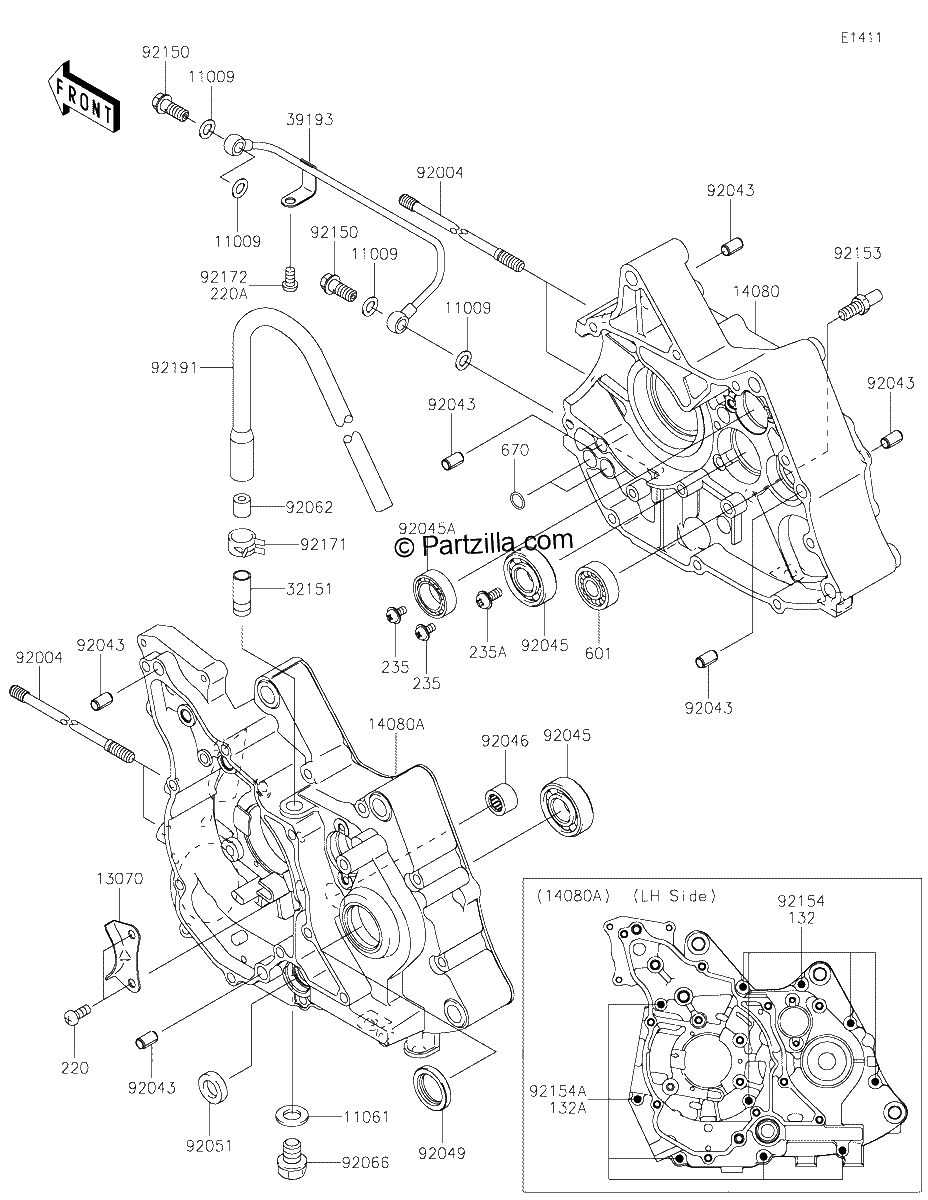 Diagrama de CRANKCASE
