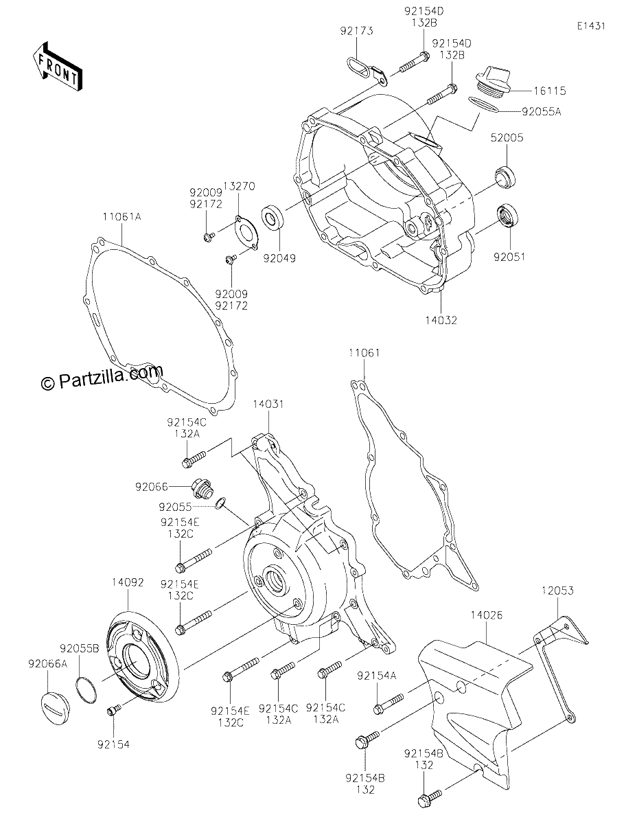 Diagrama de ENGINE COVER S