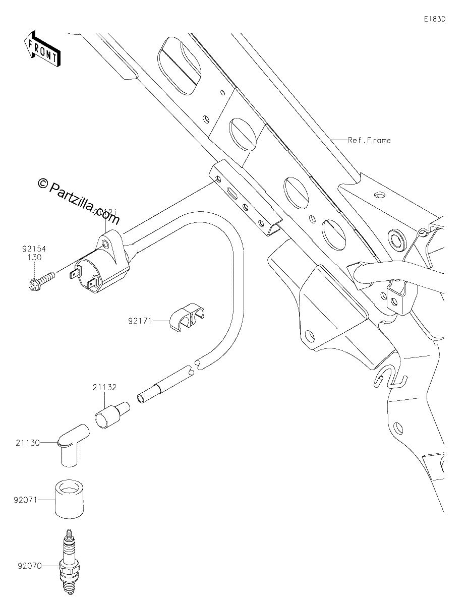 Diagrama de IGNITION SYSTEM